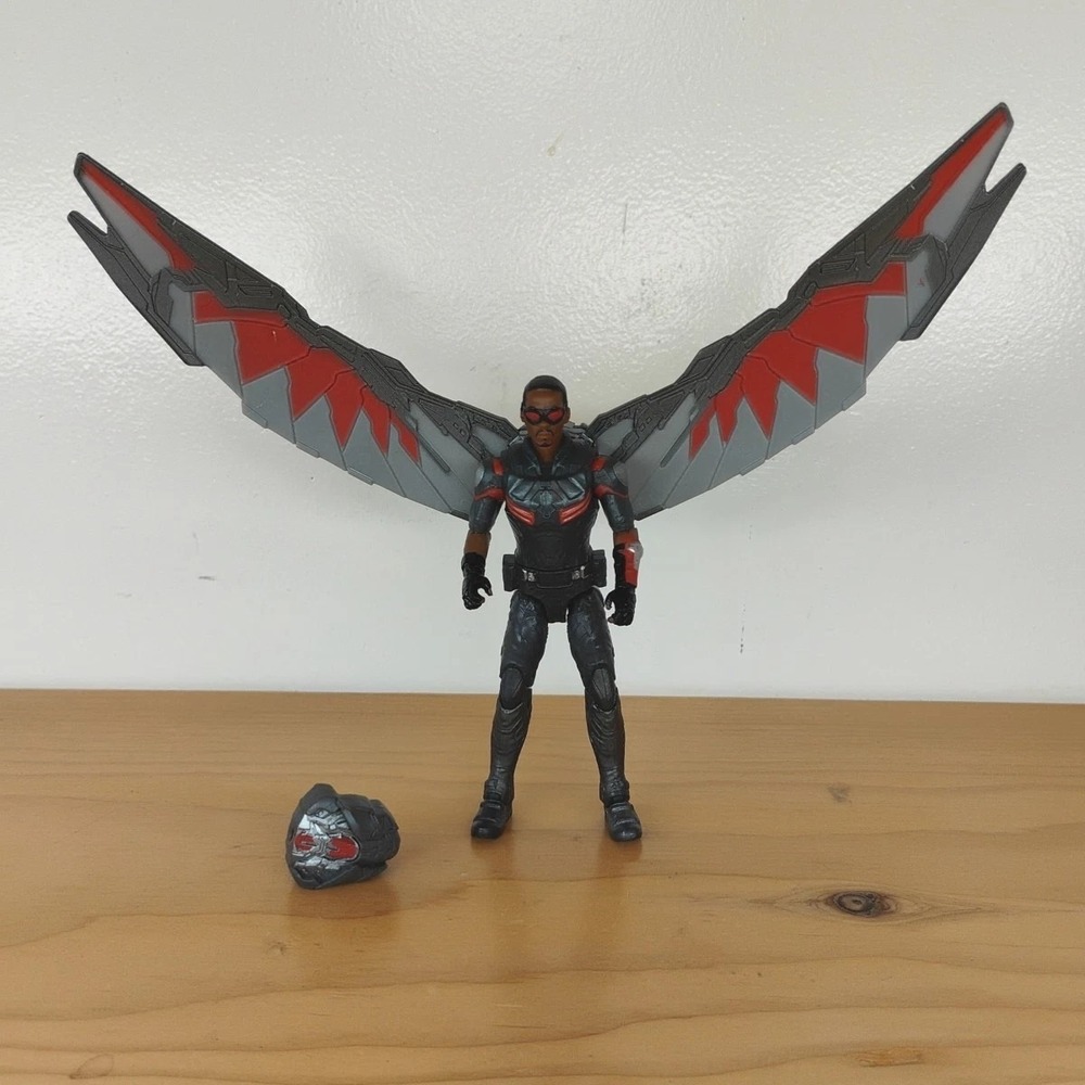 Marvel Legends: Civil War Falcon Flight Tech & Redwing Action Figure Incomplete